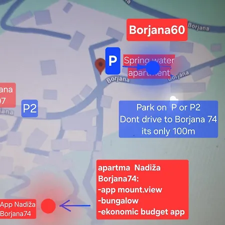 Apartma Nadiza Apartament Borjana