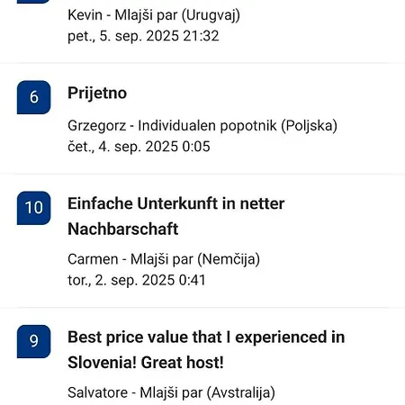 Apartma Nadiza * Borjana