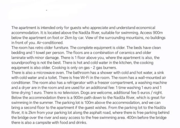 Διαμέρισμα Apartma Nadiza